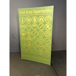 Vintage "Total Army Opportunities" Flip Card Book Photo Album